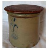 Vintage Red Wing 2 Gallon Beehive Salt Glaze Stoneware Crock