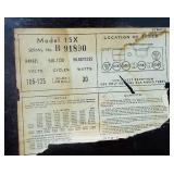 Vintage RCA Victor Table Top Tube Radio Model 15x