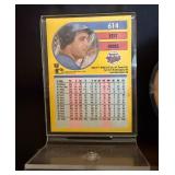 Kent Hrbek Autographed Baseball Card and Baseball