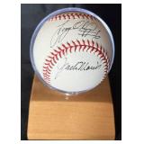 Minnesota Twins #6 Tony Oliva and #47 Jack Morris Autographed Baseball