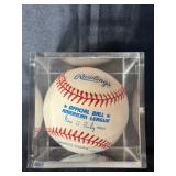 Minnesota Twins #38 Rick Aquilera Autographed Baseball