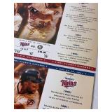 Kirby Puckett World Series Hero Bobblehead and Kirby Puckett Weekend Ticket Strips - LOT 2