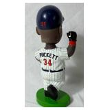 Kirby Puckett World Series Hero Bobblehead and Kirby Puckett Weekend Ticket Strips - LOT 2