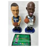 2003 MN Timberwolves Bobbleheads - Bill Beise, Joe Smith, Flip Saunders and Rasho Nesterovic