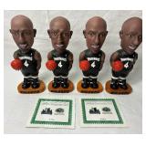 2000 Minnesota Timberwolves Bobbleheads - Wally Szczerbiak, Terrell Brandon and Chauncey Billups