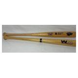 MN Twins Autographed Commerative Wooden Baseball Bats - Justin Morneau #33 2006 MVP and Paul Molitor 3000 Hit 1996