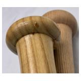 MN Twins Autographed Commerative Wooden Baseball Bats - Justin Morneau #33 2006 MVP and Paul Molitor 3000 Hit 1996