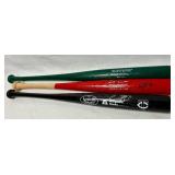 Minnesota Twins Autographed Commerative Baseball Bats - Marty Cordova, Matt Lawton and Cristian Guzman