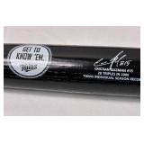 Minnesota Twins Autographed Commerative Baseball Bats - Marty Cordova, Matt Lawton and Cristian Guzman