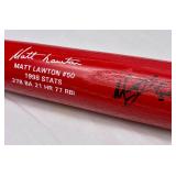 Minnesota Twins Autographed Commerative Baseball Bats - Marty Cordova, Matt Lawton and Cristian Guzman