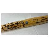 MN Twins Autographed Commerative Wooden Baseball Bats LOT 2 - Tom Kelly, Corey Koskie, and Jacque Jones