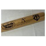 MN Twins Autographed Commerative Wooden Baseball Bats LOT 2 - Tom Kelly, Corey Koskie, and Jacque Jones
