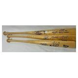 MN Twins Autographed Commerative Wooden Baseball Bats - Tom Kelly, Corey Koskie, and Jacque Jones