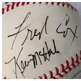 MN Sports Figures Autographed Baseball LOT 2 - Bery Blyleven, Fred Cox, Johnny Bench, Kevin McHale, Dark Star and more
