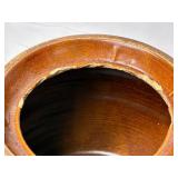 Vintage Robinson Ransbottom Blue Crown No.2 Bean Pot and Beehive Brown Glazed Stoneware Jug