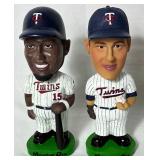 Set of 5 Minnesota Twins 2002 Bobbleheads - Tom Kelly, Jim Kaat, Cristian Guzman, Doug Mientkiewicz and Sid Hartman