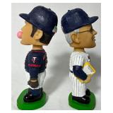 Set of 5 Minnesota Twins 2002 Bobbleheads - Tom Kelly, Jim Kaat, Cristian Guzman, Doug Mientkiewicz and Sid Hartman
