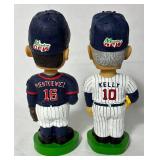 Set of 5 Minnesota Twins 2002 Bobbleheads - Tom Kelly, Jim Kaat, Cristian Guzman, Doug Mientkiewicz and Sid Hartman