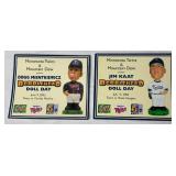 Set of 5 Minnesota Twins 2002 Bobbleheads - Tom Kelly, Jim Kaat, Cristian Guzman, Doug Mientkiewicz and Sid Hartman