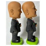 Jesse Ventura Bobbleheads and Reform Party Super Bowl Bash 1999 Autographed Button