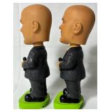 Jesse Ventura Bobbleheads and Reform Party Super Bowl Bash 1999 Autographed Button