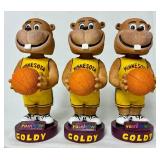 Minnesota Golden Gopher Basketball and Wrestling Goldy Bobbleheads