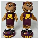 Minnesota Golden Gopher Basketball and Wrestling Goldy Bobbleheads