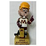 Minnesota Golden Gophers Hockey Bobbleheads including 2002 National Champion Bobblehead