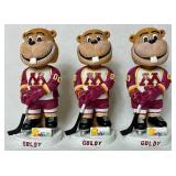 Minnesota Golden Gophers Hockey Bobbleheads including 2002 National Champion Bobblehead