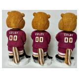 Minnesota Golden Gophers Hockey Bobbleheads including 2002 National Champion Bobblehead