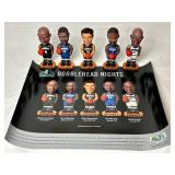 2000 Minnesota Timberwolves Boobleheads - Sam Mitchell, Kevin Garnett, Terrell Brandon, Cauncey Billups and Wally Szczerbiak