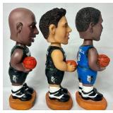 2000 Minnesota Timberwolves Boobleheads - Sam Mitchell, Kevin Garnett, Terrell Brandon, Cauncey Billups and Wally Szczerbiak
