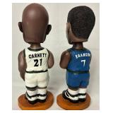 2000 Minnesota Timberwolves Boobleheads - Sam Mitchell, Kevin Garnett, Terrell Brandon, Cauncey Billups and Wally Szczerbiak