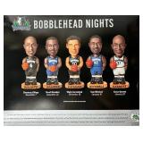 2000 Minnesota Timberwolves Boobleheads - Sam Mitchell, Kevin Garnett, Terrell Brandon, Cauncey Billups and Wally Szczerbiak