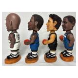 2000 Minnesota Timberwolves Boobleheads LOT 3 - Sam Mitchell, Kevin Garnett, Terrell Brandon, Cauncey Billups(AUTOGRAPHED) and Wally Szczerbiak