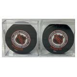 Phoenix Coyotes Rick Tocchet #22 Autographed Hockey Pucks 2000