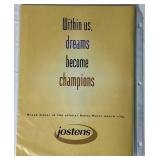 Jordan Leopold Autographed Hockey Puck and Autographed Hobey Baker Award Program April 12, 2002  - LOT 2