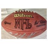 MN Vikings #22 Michael Bennett Autographed Football - LOT 2