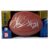 MN Vikings #21 Corey Chavous Autographed Football - LOT 2