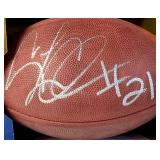 MN Vikings #21 Corey Chavous Autographed Football - LOT 2