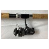 Vintage Fishing Poles and Reel Collection