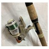 Vintage Fishing Poles and Reel Collection