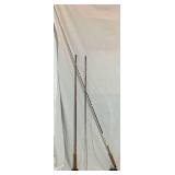 Vintage Collection of Fishing Poles with Reels