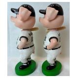 St Paul Saints Bobbling Head Dolls -Bacon (Saints Pig), Terwilliger and 2000 Saints Snow Globe