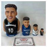 Minnesota Timberwolves Crunch Bobblehead, Mark Madsen & Wally Szczerbiak Russian Nesting Dolls, Basketball and Notepad