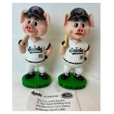 St Paul Saints Bobbling Head Dolls -Bacon (Saints Pig), Saint Paul, Terwilliger and Daryl Strawberry