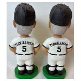St Paul Saints Bobbling Head Dolls -Bacon (Saints Pig), Saint Paul, Terwilliger and 2000 Saints Snow Globe