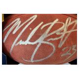 MN Vikings Michael Bennett #22 Autographed Football