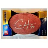 MN Vikings #99 Chris Hovan Autographed Football