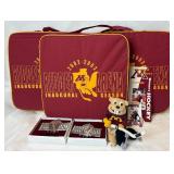 University of Minnesota Womans Hockey Ridder Arena Inaugural Season Seat Cushions, Chimes and Hockey Goalie Plush